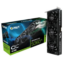 Видеокарта Palit RTX5060Ti INFINITY 3 OC 16GB, GDDR7/ 128-bit