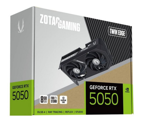 Видеокарта Zotac RTX5050 TWIN EDGE 8GB, GDDR6/128-bit