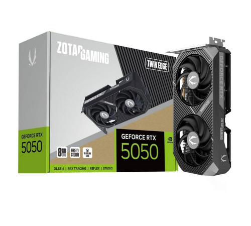 Видеокарта Zotac RTX5050 TWIN EDGE 8GB, GDDR6/128-bit