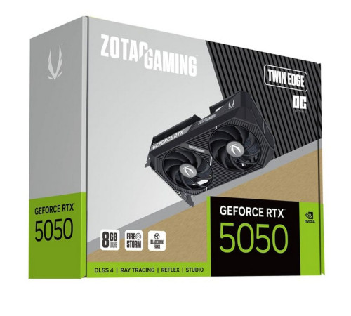 Видеокарта Zotac RTX5050 TWIN EDGE OC 8GB, GDDR6/128-bit