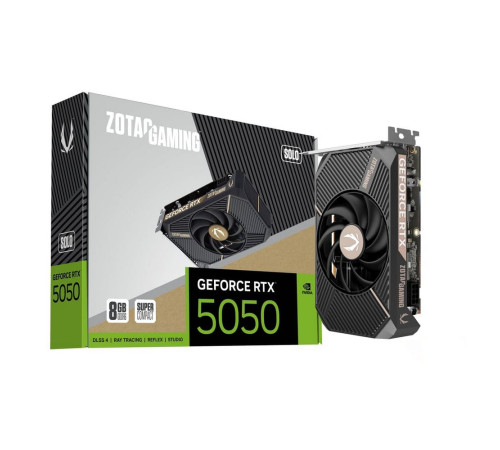 Видеокарта Zotac RTX5050 SOLO 8GB, GDDR6/128-bit