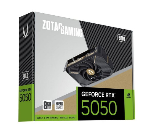 Видеокарта Zotac RTX5050 SOLO 8GB, GDDR6/128-bit