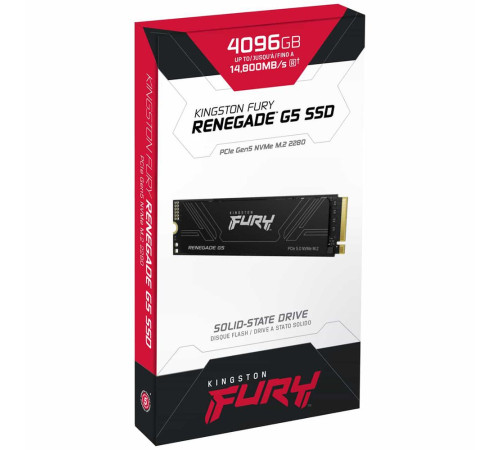 Твердотельный накопитель Kingston Fury Renegade, 4TB, M.2(22x80mm)