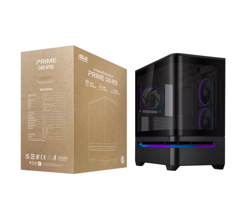 Корпус ASUS PRIME AP202 TG, черный
