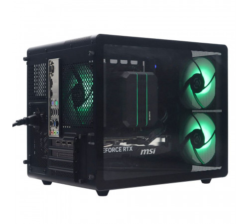 Персональный компьютер Raskat STRIKE 520, AMD RYZEN 5 7500F, RAM 32GB, SSD 1TB, NVIDIA RTX 5060 8GB, noOS, черный