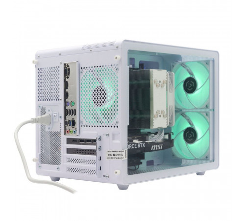 Персональный компьютер Raskat STRIKE 520, AMD RYZEN 5 7500F, RAM 32GB, SSD 1TB, NVIDIA RTX 5060Ti 16GB, noOS, белый