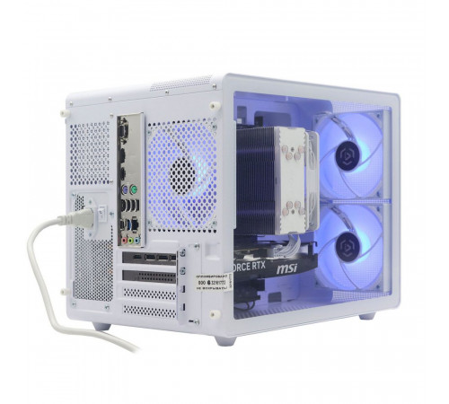 Персональный компьютер Raskat STRIKE 520, AMD RYZEN 5 7500F, RAM 32GB, SSD 1TB, NVIDIA RTX 5060Ti 16GB, noOS, белый