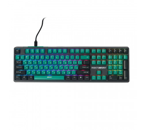 Клавиатура проводная игровая Raskat KM004, USB, серый