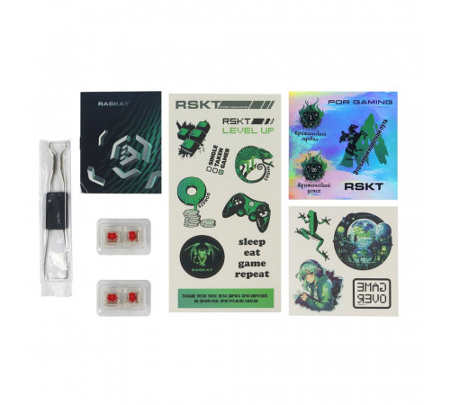 Клавиатура проводная игровая Raskat KM005, USB, серый