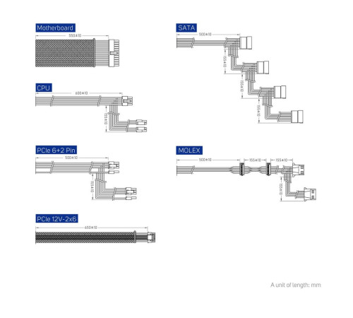 Блок питания 850 Вт FSP VITA-850GD, черный
