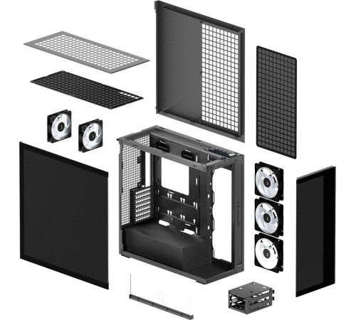 Корпус Arctic Cooling ARCTIC Xtender Mirror, черный