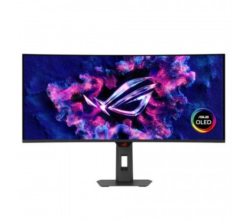 Монитор ASUS 34" XG34WCDG QD-OLED WQHD(3440x1440) 175Hz USB-C DP 2xHDMI 0.03ms(GTG) 250cd/㎡ 21:9 Curved(1800R)