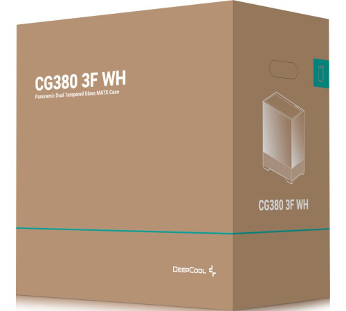 Корпус Deepcool CG380 3F, белый