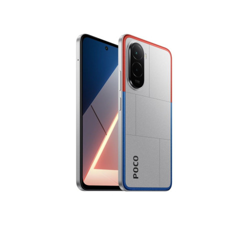 Смартфон POCO M7 RU 8+256GB, серебристый (MZB0L44RU)