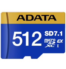 Карта памяти microSDXC 512GB ADATA Premier Extreme SD7.1 Express Class 10 UHS-I U3 V30, без адаптера
