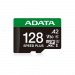 Карта памяти  microSDXC 128GB ADATA Speed Plus UHS-I U3/V30/A2, up to 180/160 MB/s, Durable (Water-/Shock-/X-Ray-Proof)