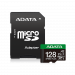 Карта памяти  microSDXC 128GB ADATA Speed Plus UHS-I U3/V30/A2, up to 180/160 MB/s, Durable (Water-/Shock-/X-Ray-Proof)