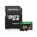 Карта памяти microSDXC 64GB ADATA Speed Plus UHS-I U3/V30/A2, up to 180/160 MB/s, Durable (Water-/Shock-/X-Ray-Proof)