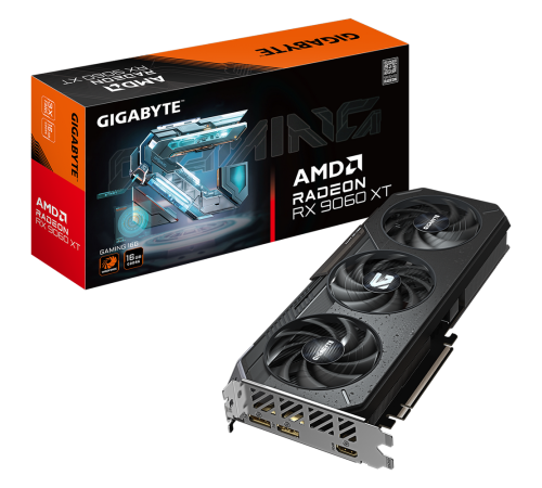 Видеокарта Gigabyte RX9060XT GAMING 16GB, GDDR6/128-bit