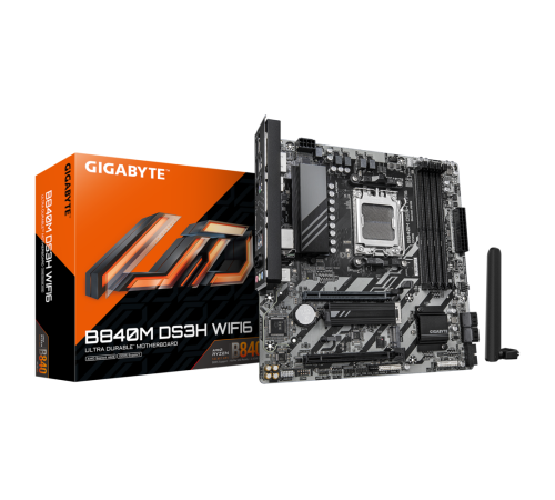 Материнская плата Gigabyte B840M DS3H WIFI6 (AM5)