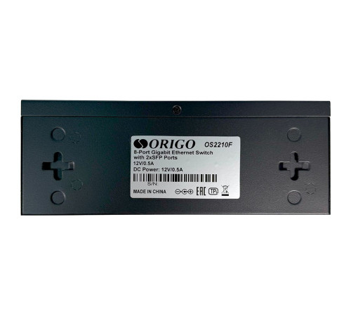 Коммутатор ORIGO OS2210F/A2A, черный