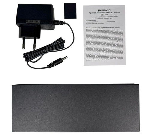 Коммутатор ORIGO OS2210F/A2A, черный