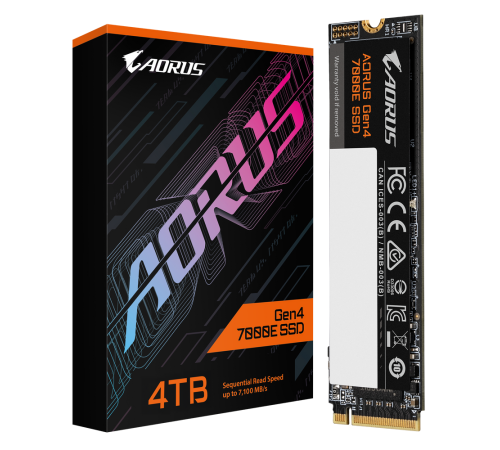 Твердотельный накопитель SSD AORUS 7000E, 4TB, M.2(22x80mm)