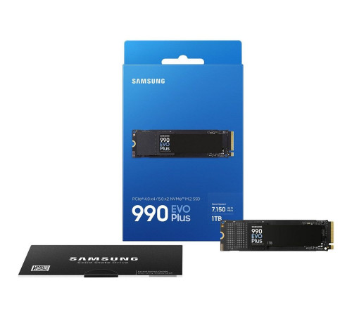 Твердотельный накопитель SSD Samsung 990 EVO PLUS, 1TB, M.2(22x80mm)