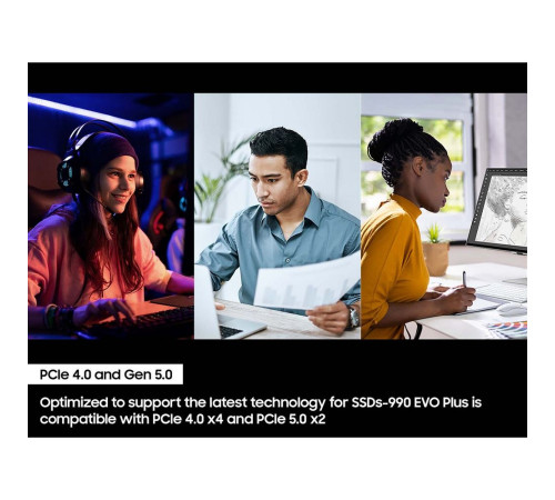 Твердотельный накопитель SSD Samsung 990 EVO PLUS, 1TB, M.2(22x80mm)