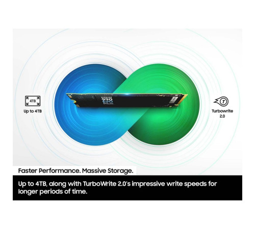 Твердотельный накопитель SSD Samsung 990 EVO PLUS, 1TB, M.2(22x80mm)
