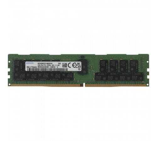 Модуль памяти 32GB Samsung DDR4 M393A4K40EB3-CWE PULL 3200MHz 2Rx4 DIMM Registred ECC
