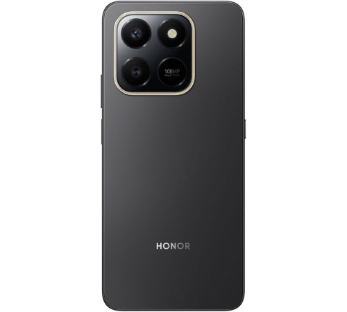 Смартфон HONOR X7d 6+128GB, чёрный (5109BXJT)