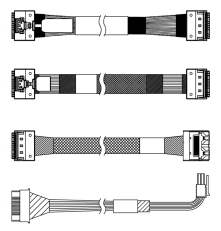 Комплект кабелей для дискового контроллера Lenovo ThinkSystem SR650 V3 2.5" Chassis Front BP3 SAS/SATA