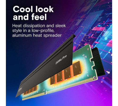 Модуль оперативной памяти Crucial 32GB Pro Overclocking Desktop DDR4 3200Mhz DIMM, CL22, 1.2V, DRx8, RTL
