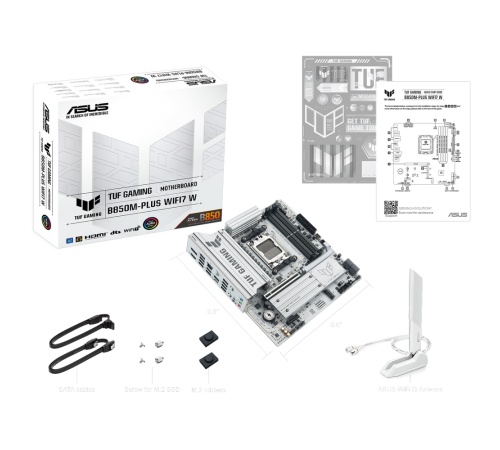Материнская плата ASUS TUF GAMING B850M-PLUS WIFI7 W (AM5)