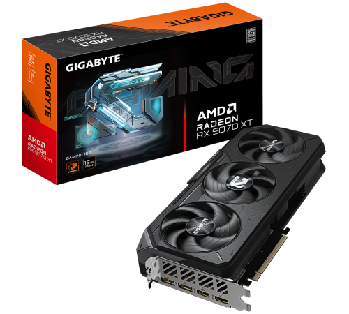 Видеокарта Gigabyte RX9070XT GAMING 16GB, GDDR6/256-bit
