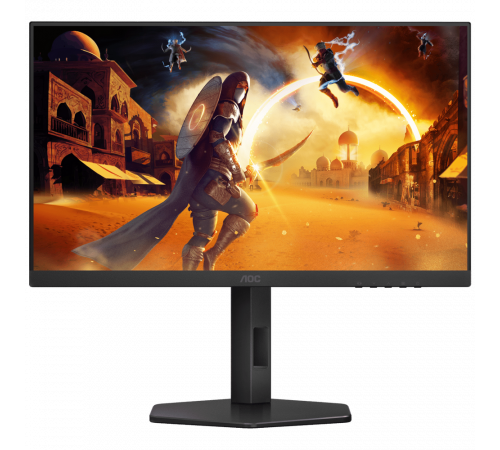 Монитор 23.8" AOC 24G4HX  IPS, 1920x1080, 200Hz, 0,3ms, 300сd/m, 1000:1, HDR10 | 2xHDMI(2.0), DP(1.4) | HAS, Pivot, Swivel, InPSU, Speakers, Vesa 100, Black