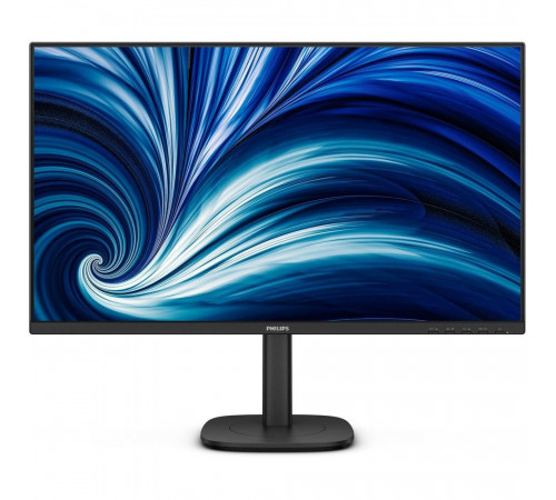 Монитор 27" PHILIPS 27B2U3601  IPS, 2560x1440, 120Hz, 4ms, 350сd/m, 1500:1 | HDMI(2.0), DP(1.4), Type-C(PD-90W), 4xUSB 3.2, RJ45 | HAS, Pivot, Swivel, InPSU, Speakers, Vesa 100, Black