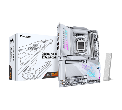 Материнская плата Gigabyte X870E AORUS PRO X3D ICE (AM5)