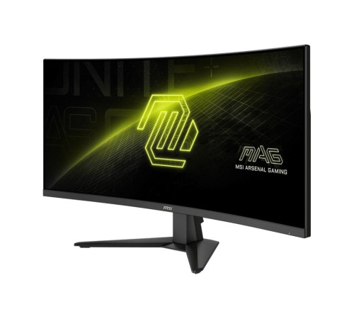 Монитор 34" MSI MAG 346CQ Black (VA, 3440x1440, HDMI+HDMI+DP, 1 ms, 178°/178°, 300 cd/m, 4000:1, 180Hz, Curved 1500R)