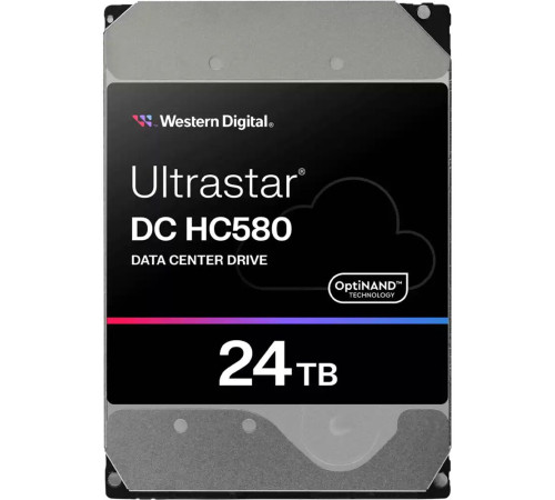 Жесткий диск 24TB Western Digital Ultrastar DC HC580 WUH722422ALE6L4