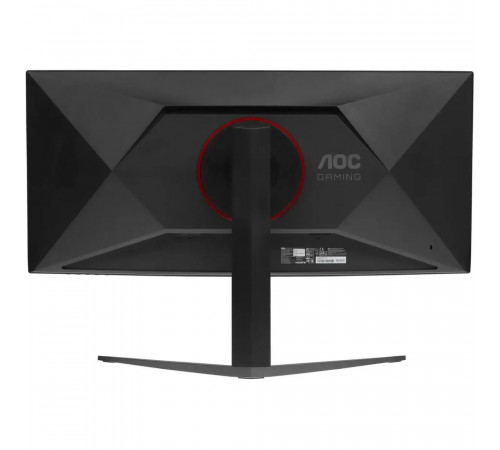 Монитор 34" AOC CU34G4 White/Silver (3440x1440, VA, 180hz, 80M:1, 300cd, 0.5ms, 2xHDMI 2.0, DP 1.4, H. adj 130mm, pivot, VESA, 3Y, Black/red)