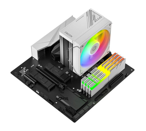 Вентилятор для процессора ID-Cooling FROZN A410 SE ARGB, белый