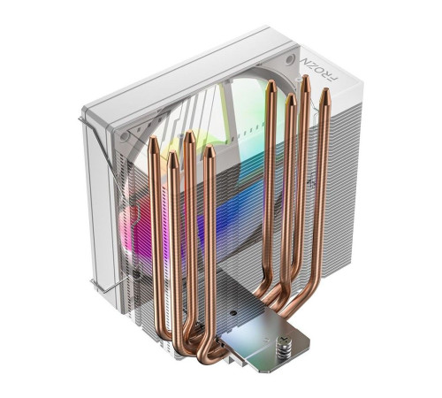 Вентилятор для процессора ID-Cooling FROZN A410 SE ARGB, белый