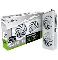Видеокарта Palit RTX5060Ti WHITE OC 16GB, GDDR7/128-bit