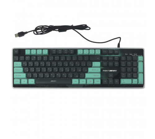 Клавиатура проводная игровая Raskat KG002, USB, черный