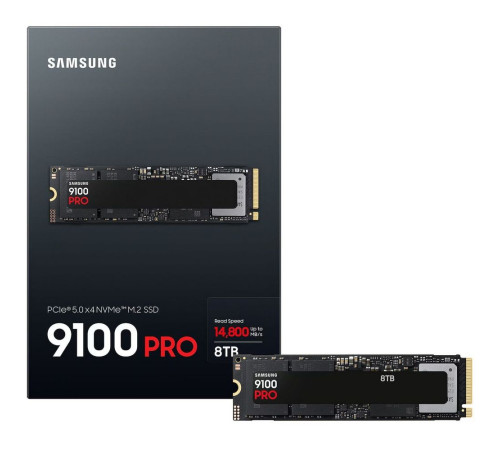 Твердотельный накопитель Samsung 9100 PRO Black, 8TB, M.2(22x80mm)