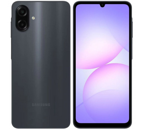 Смартфон Samsung Galaxy A07 6+128Gb черный (SM-A075FZKHCAU)