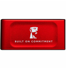 Внешний накопитель SSD 2TB Kingston XS1000, USB 3.2, красный