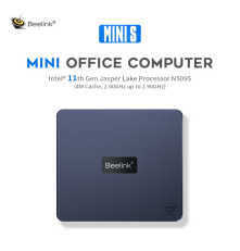 Мини-компьютер Beelink MINI S Intel Celeron N5095//Intel UHD Graphics/8GB DDR4/128GB SSD/Wi-Fi 5/Bluetooth 5.0/LAN 1000M